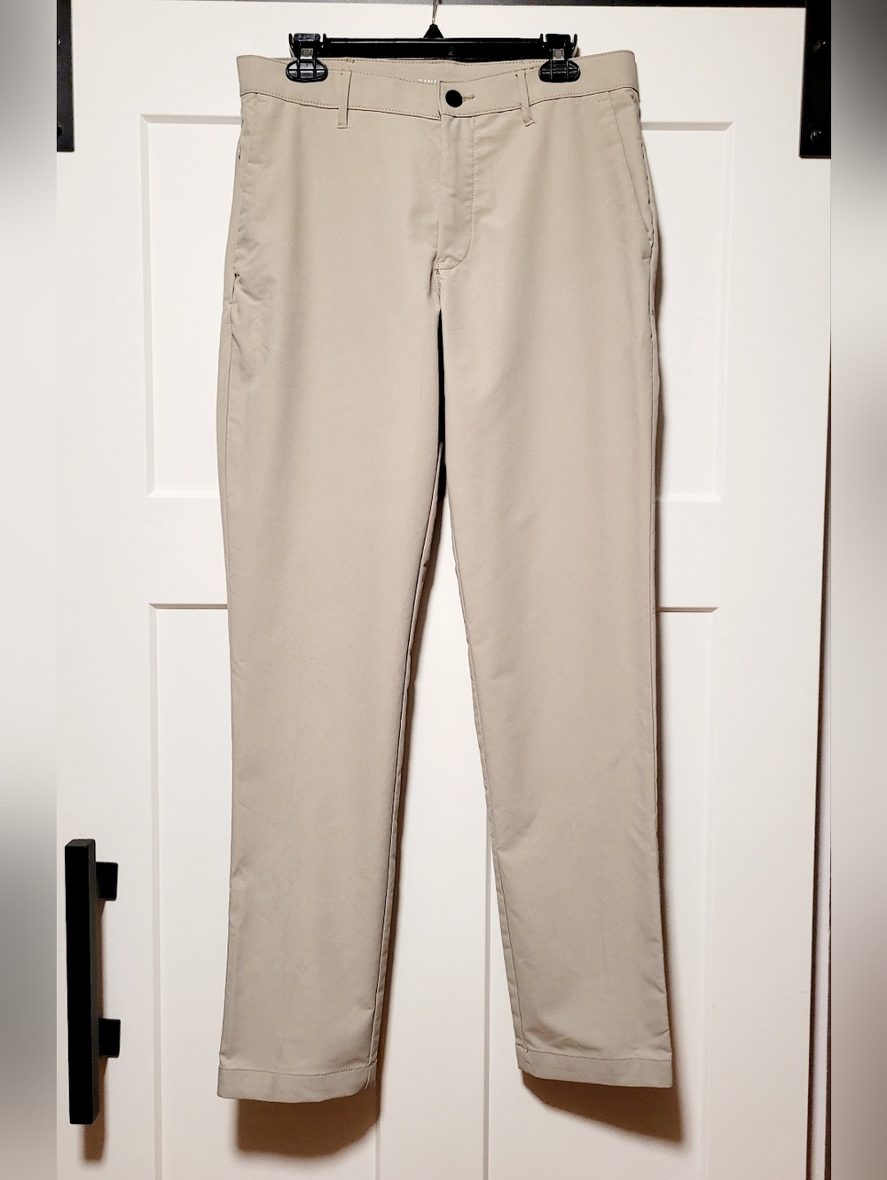 Banana Republic Mens Pants 32x34 Khaki Flat Front Dress Chino Trousers Preppy